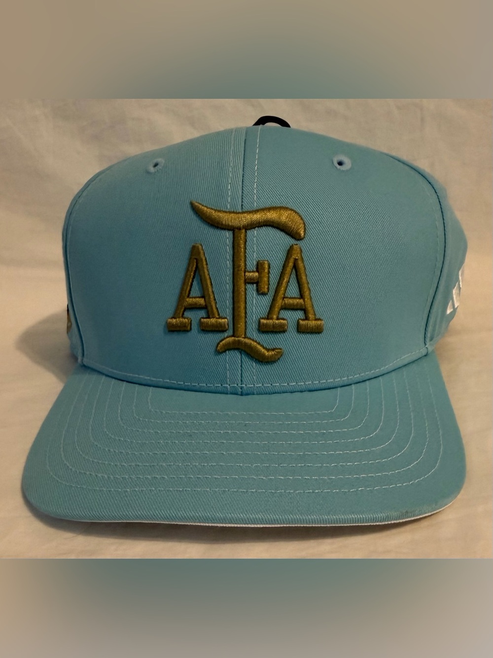 Adidas AFA Argentina National Team World Cup Soccer Hat Sky Blue Adult Sz: OSFA